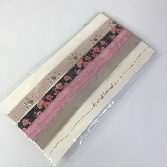 New set of 4 Anthropologie elastic headbands stretch - Picture 1 of 5